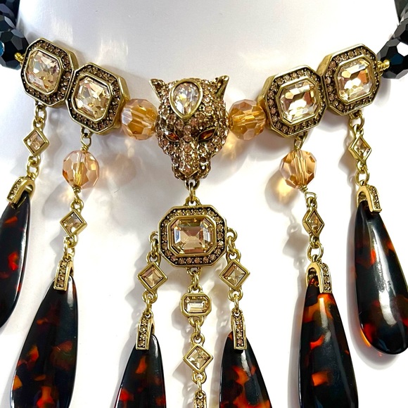 Heidi Daus 🆕 “On The Prowl” impact statement necklace - Picture 4 of 9